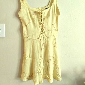 Reformation Elena Dress, Size 2, Sprig Yellow